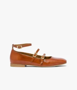 Best BABIES BARBARRA COGNAC Femme Ballerines