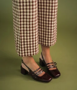 New BABIES DEMI ACAJOU Femme Slingbacks|Escarpins