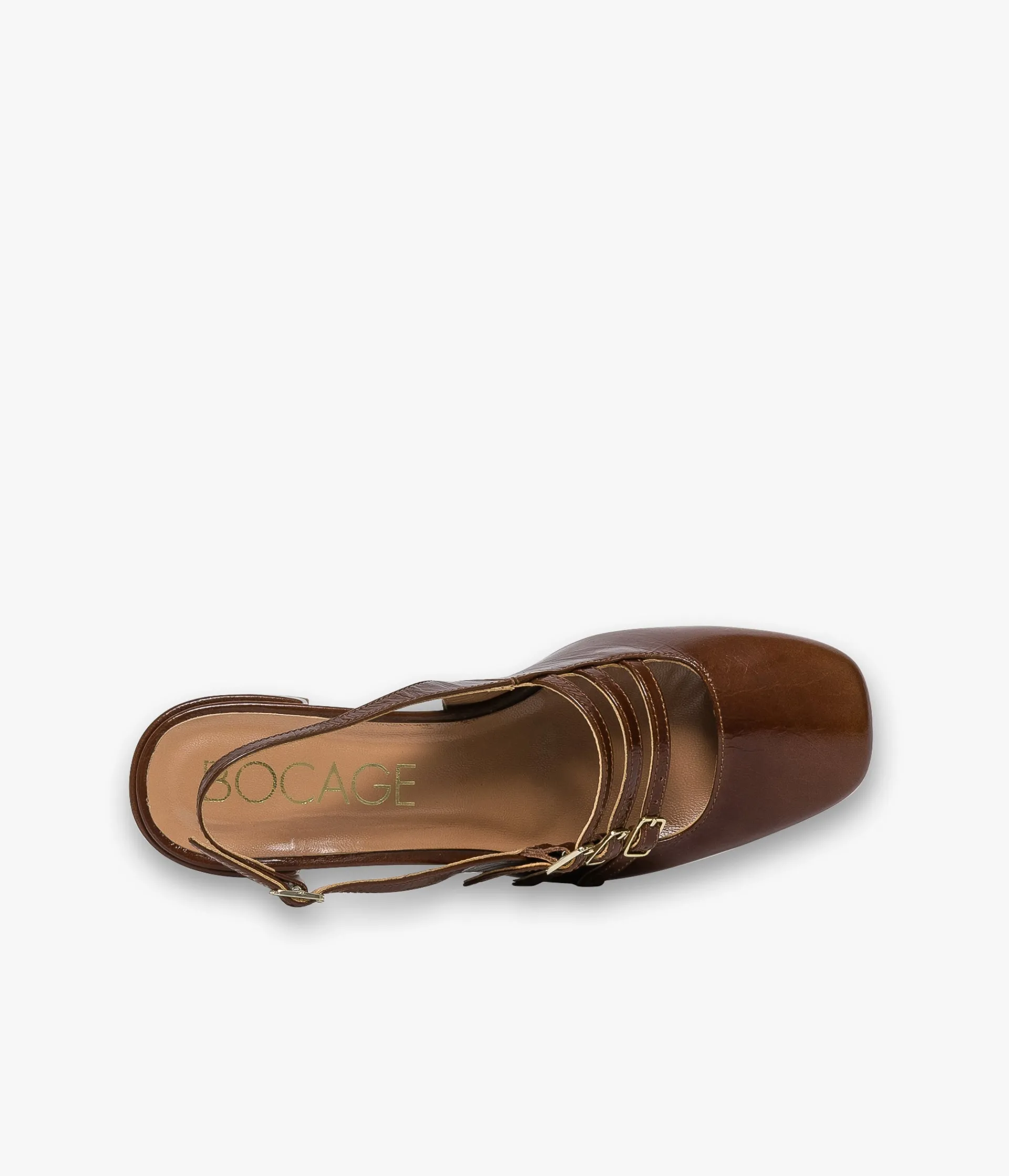 Outlet BABIES DEMI COGNAC Femme Slingbacks|Escarpins