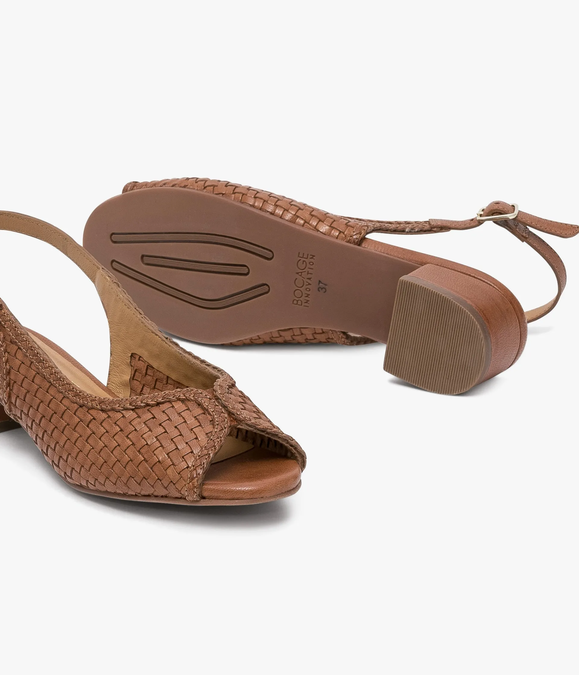 Hot BALLERINE SERAFINE COGNAC Femme Slingbacks|Ballerines