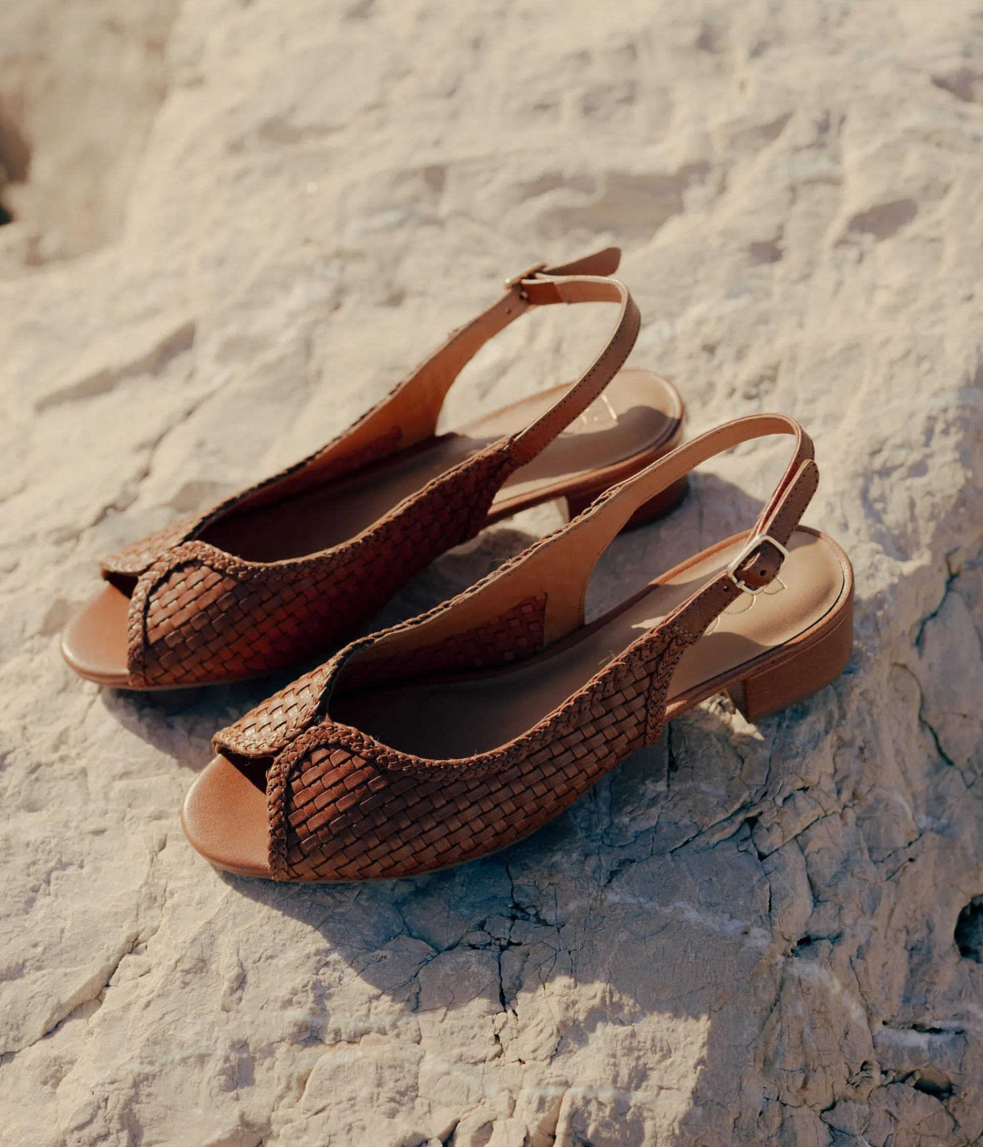 Hot BALLERINE SERAFINE COGNAC Femme Slingbacks|Ballerines