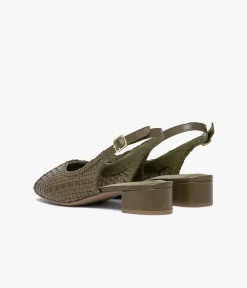 Best BALLERINE SERAFINE KAKI Femme Slingbacks|Ballerines