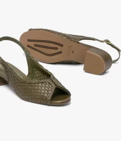 Best BALLERINE SERAFINE KAKI Femme Slingbacks|Ballerines