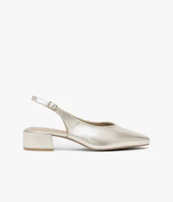 Outlet BALLERINE SOLICE PLATINE Femme Slingbacks|Ballerines