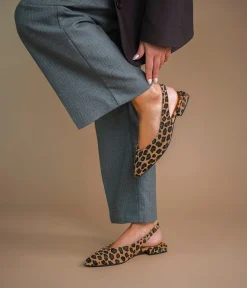 Hot BALLERINE SWING LEOPARD Femme Slingbacks|Ballerines