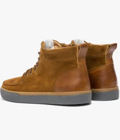 Outlet BASKET HARPER COGNAC Homme Boots|Baskets