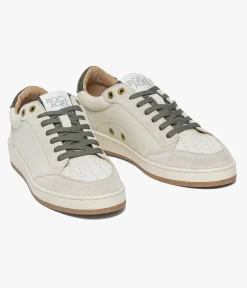 BASKET KASPER BLANC CASSE Homme Baskets