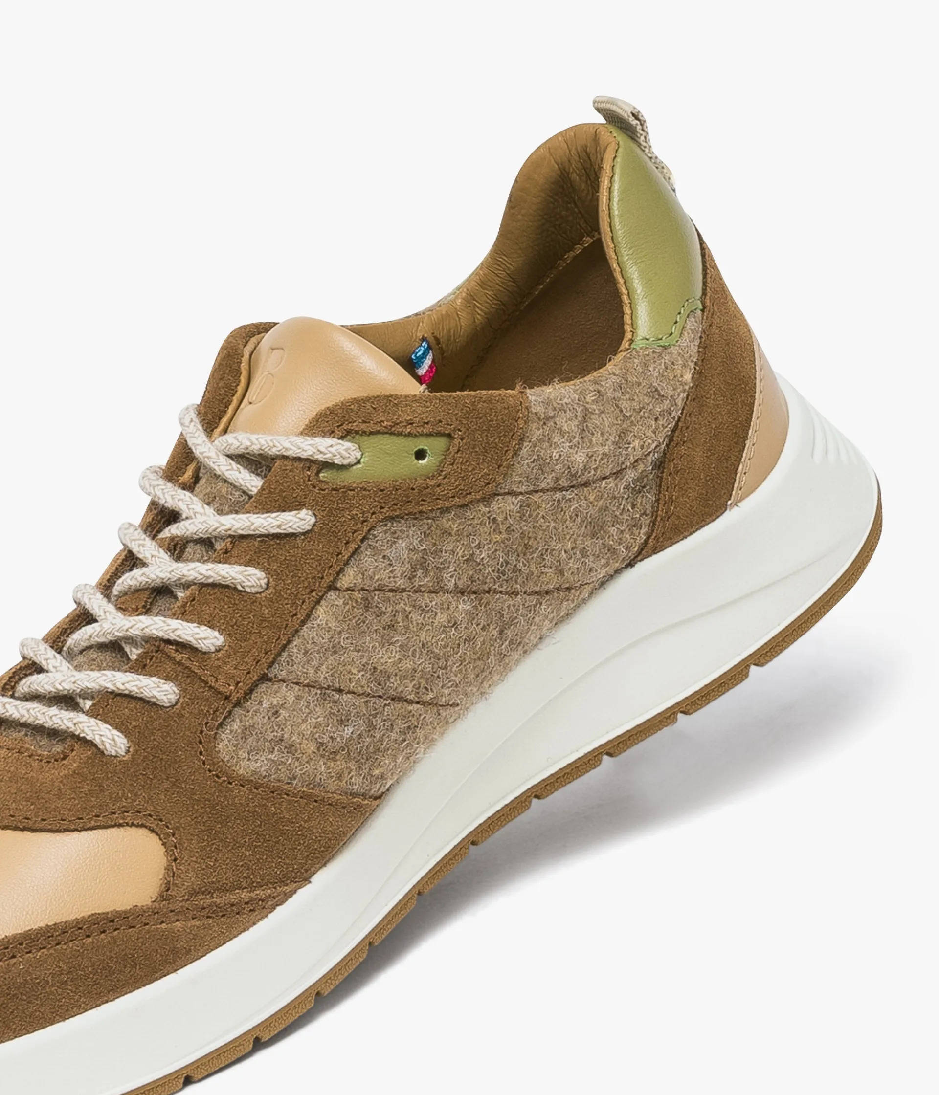 Hot BASKET LINDA COGNAC Femme Baskets