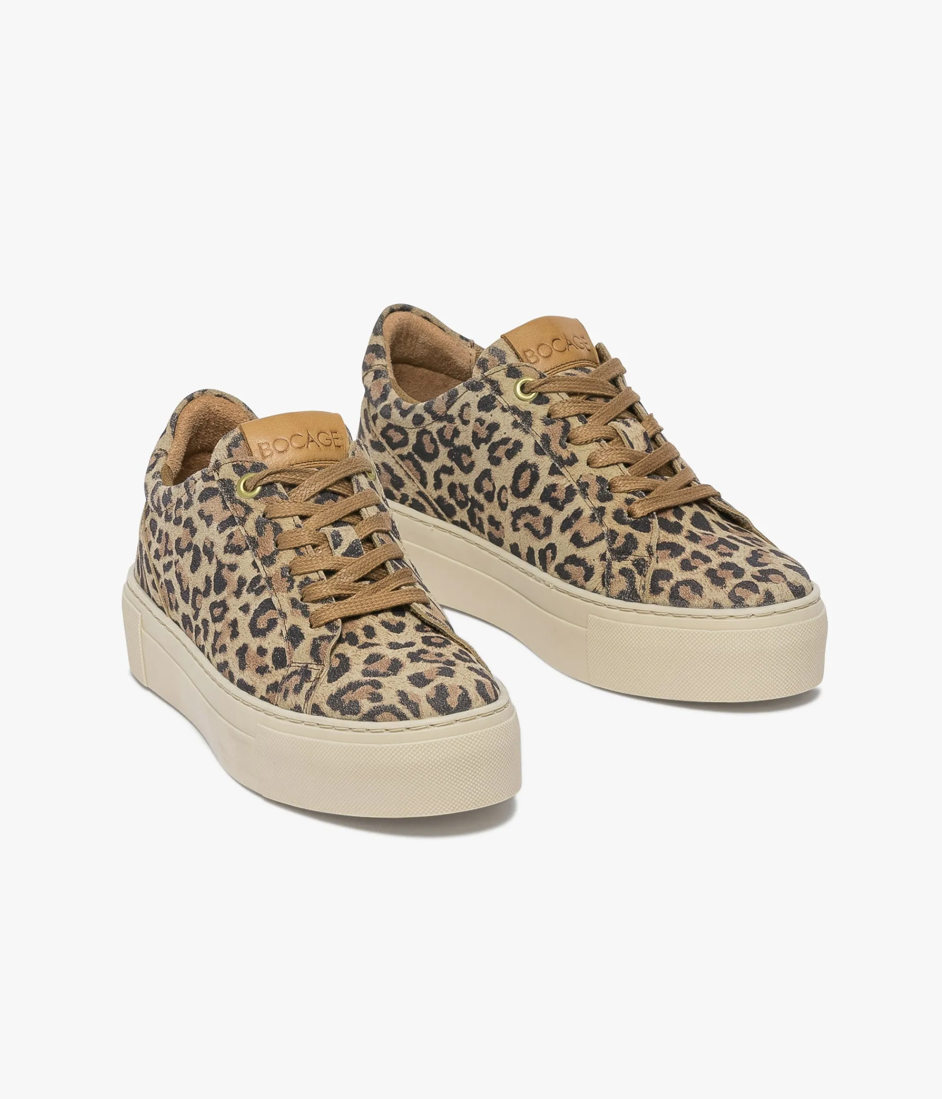 Hot BASKET LIZON LEOPARD Femme Baskets