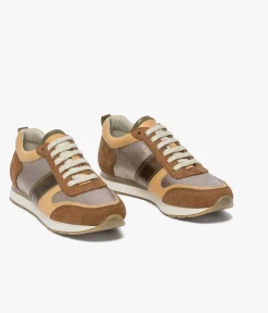 Best BASKET LORIAN COGNAC Femme Baskets