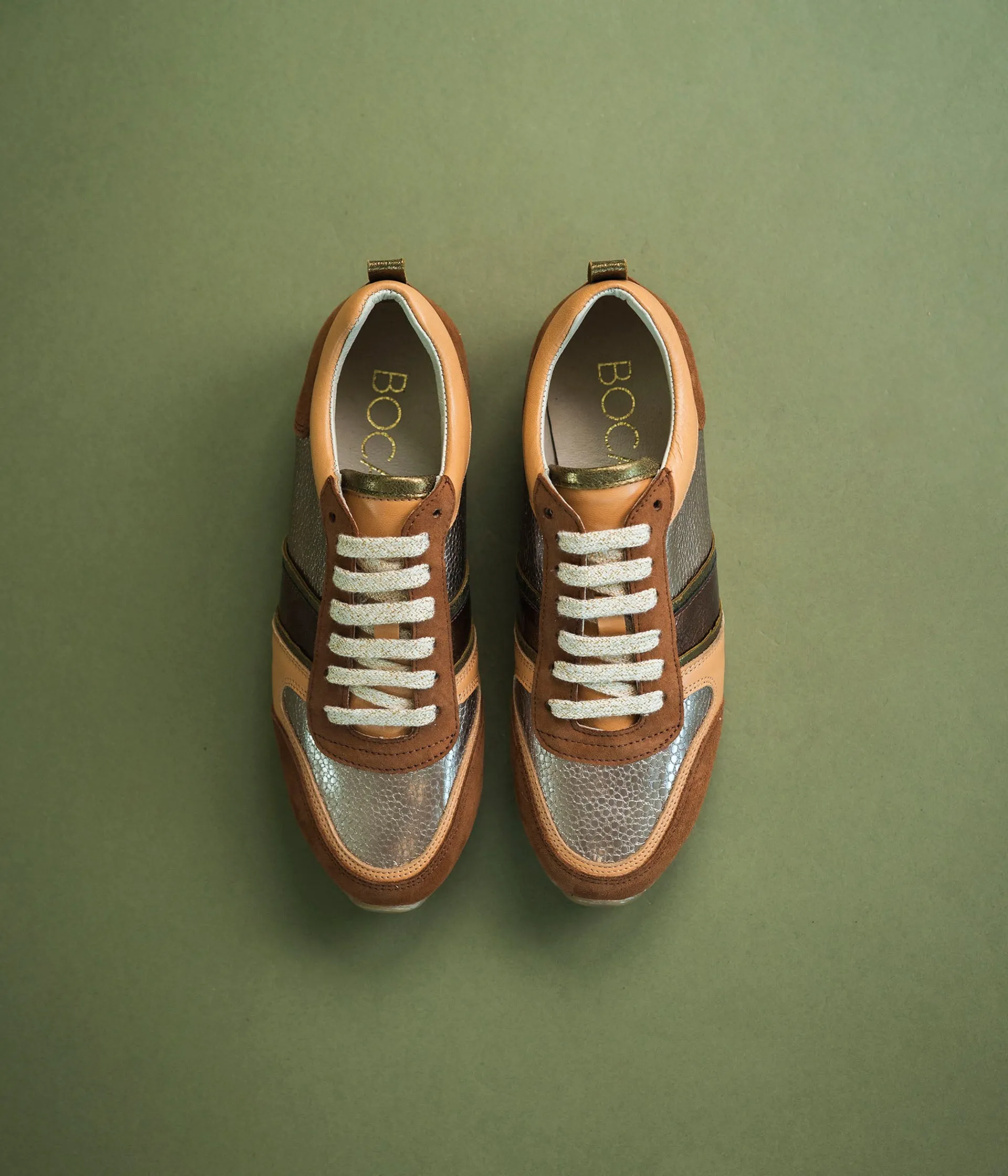 Best BASKET LORIAN COGNAC Femme Baskets