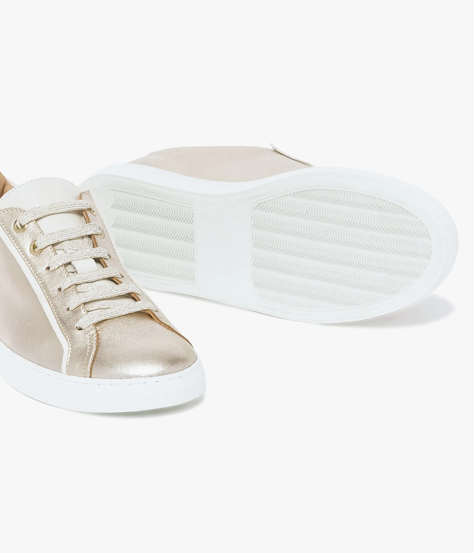 Discount BASKET LOUNA PLATINE Femme Baskets