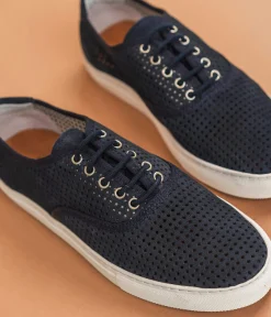 Hot BASKET MANOLO MARINE Homme Baskets