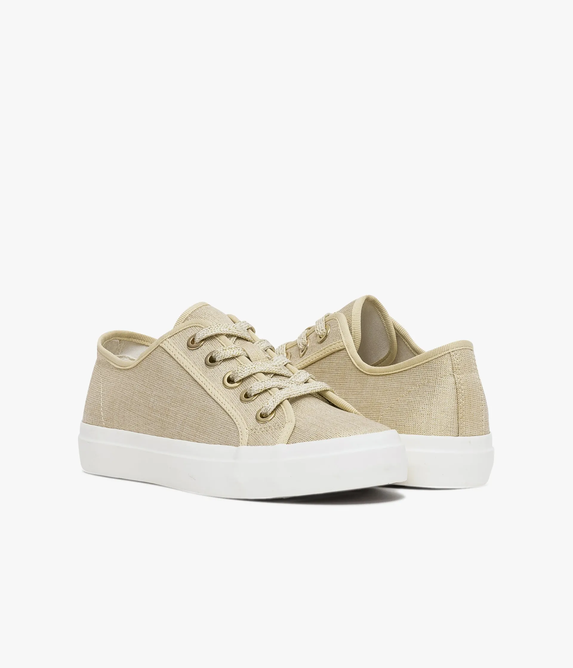 Outlet BASKET NINNIE BEIGE Femme Baskets