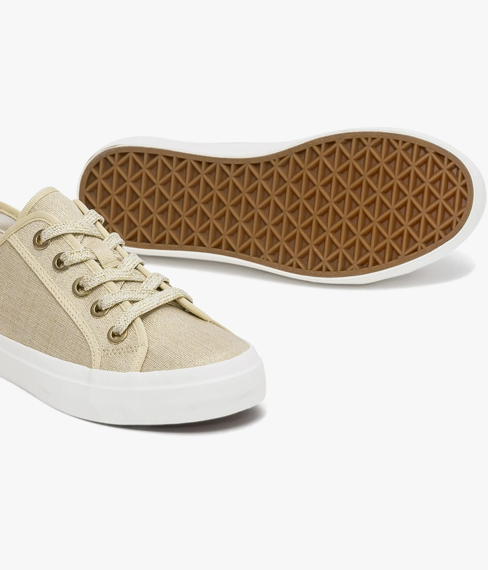 Outlet BASKET NINNIE BEIGE Femme Baskets