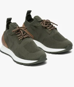 BASKET VIGO KAKI Homme Baskets