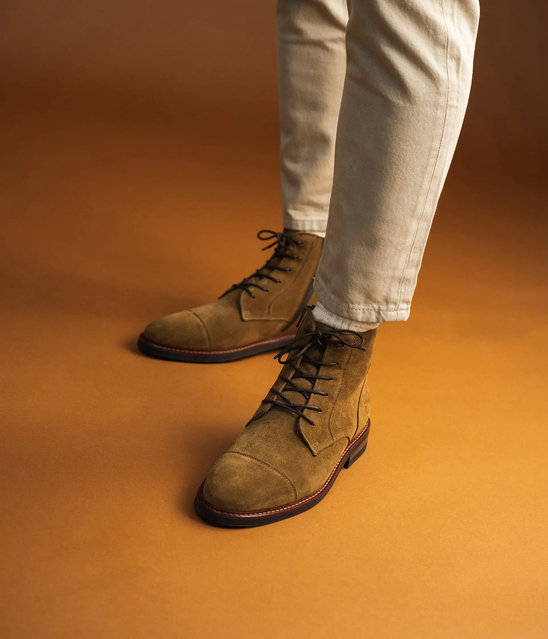 Hot BOOTS ANTOINE TABAC Homme Boots