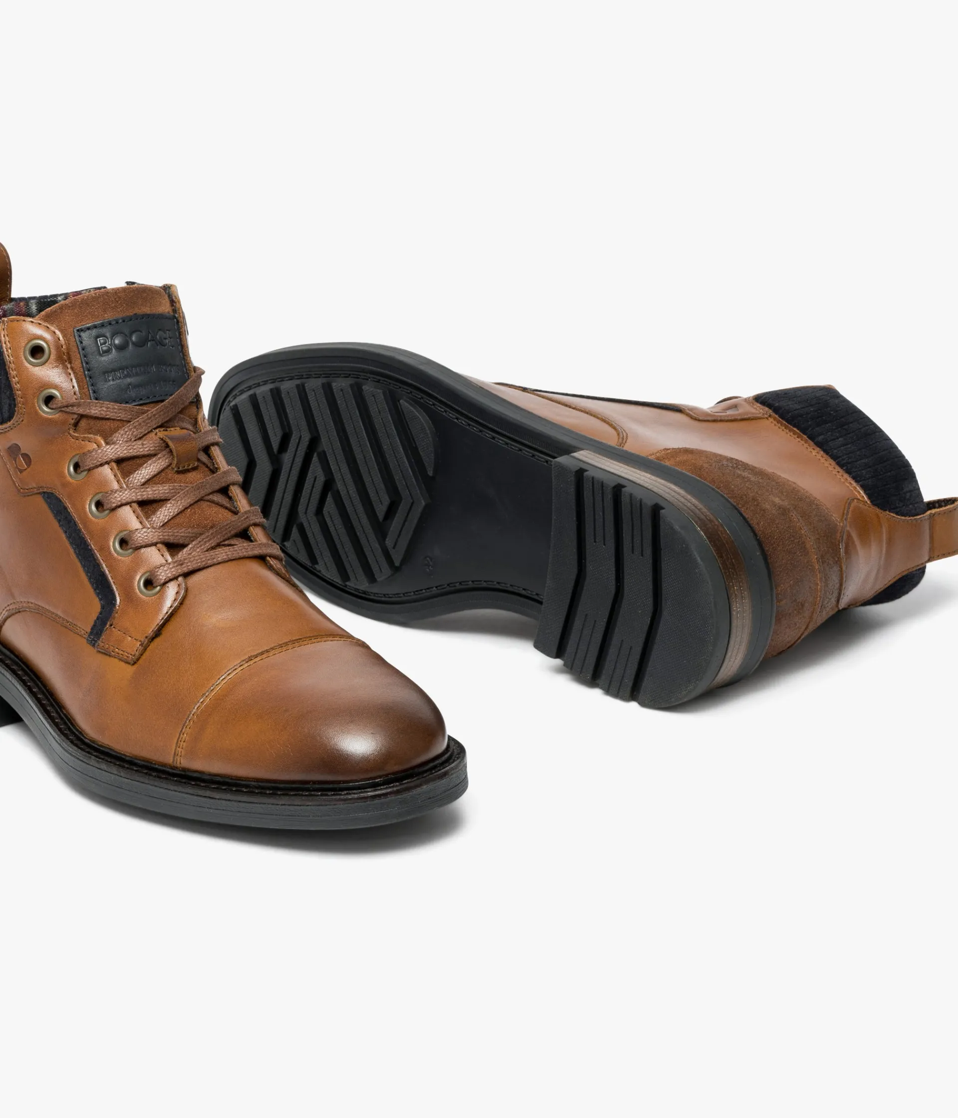 BOOTS BENJAMIN COGNAC Homme Boots