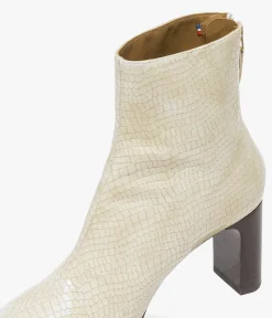 Clearance BOOTS ELAURA BLANC Femme Boots & Bottines