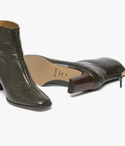 Discount BOOTS ELAURA KAKI Femme Boots & Bottines