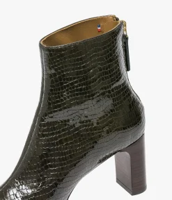 Discount BOOTS ELAURA KAKI Femme Boots & Bottines