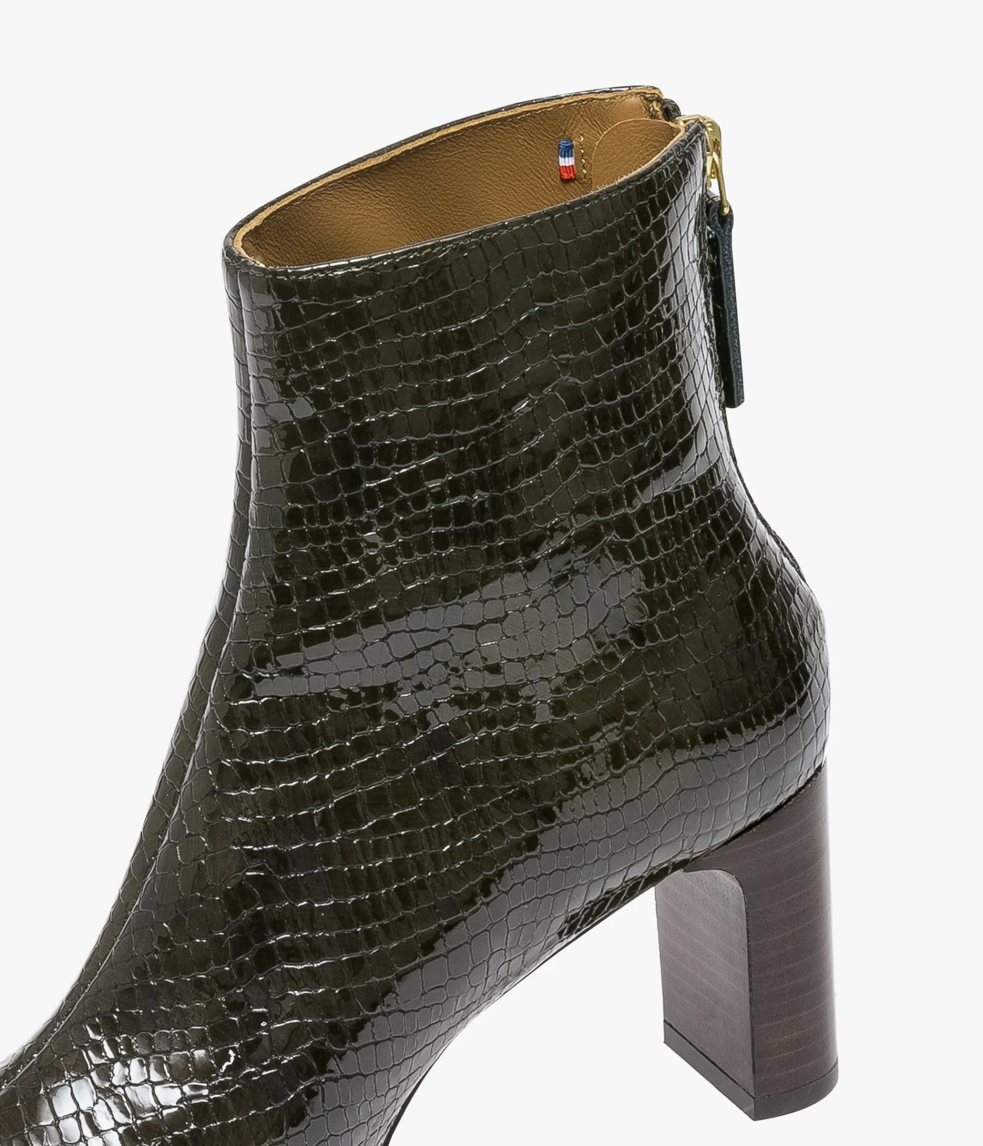 Discount BOOTS ELAURA KAKI Femme Boots & Bottines