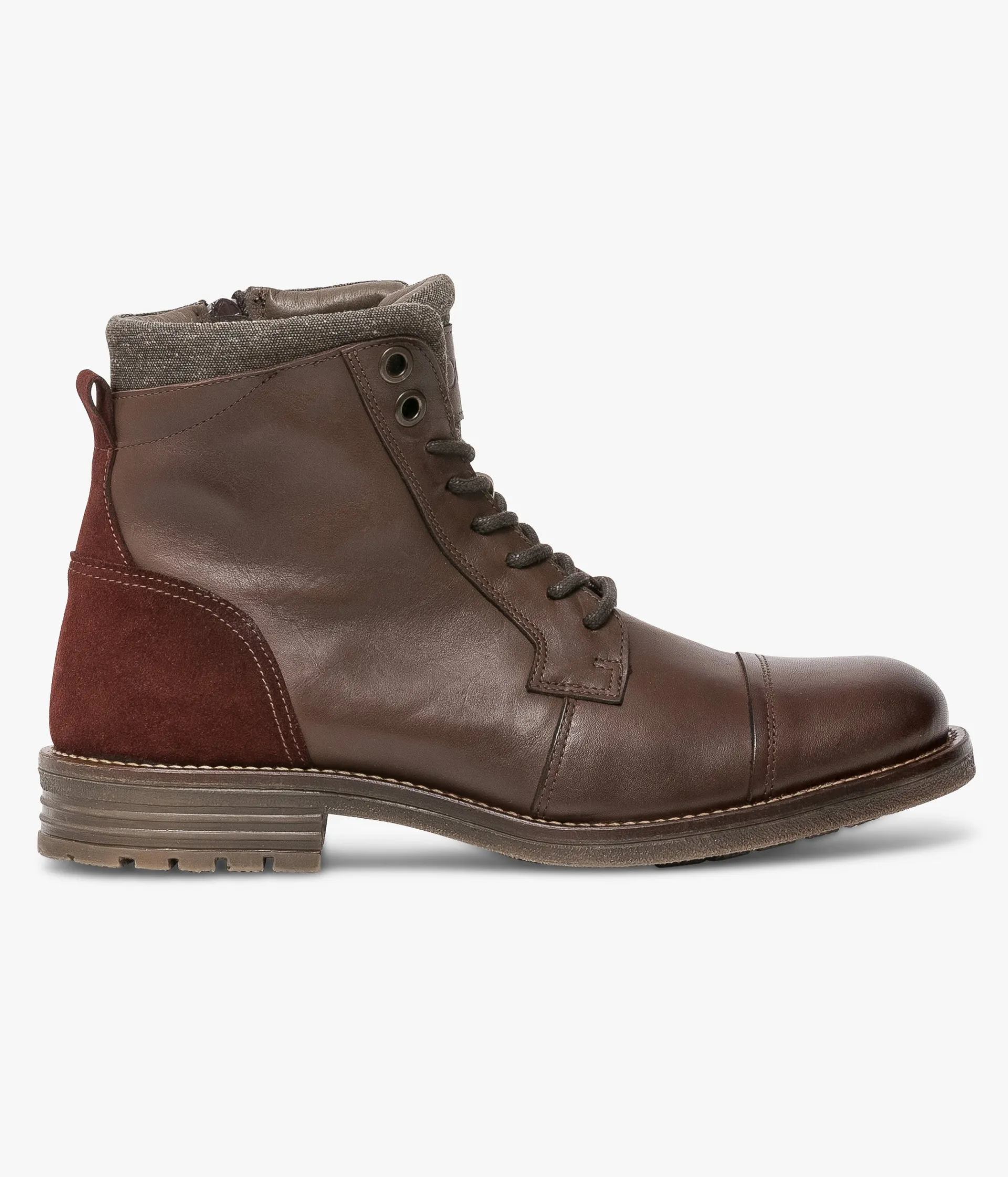 Discount BOOTS GABIN MARRON Homme Boots