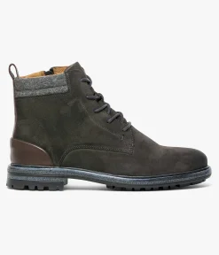 New BOOTS GAETAN GRIS Homme Boots