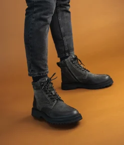 New BOOTS GAETAN GRIS Homme Boots