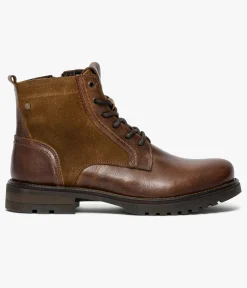 Outlet BOOTS GIBSON COGNAC Homme Boots