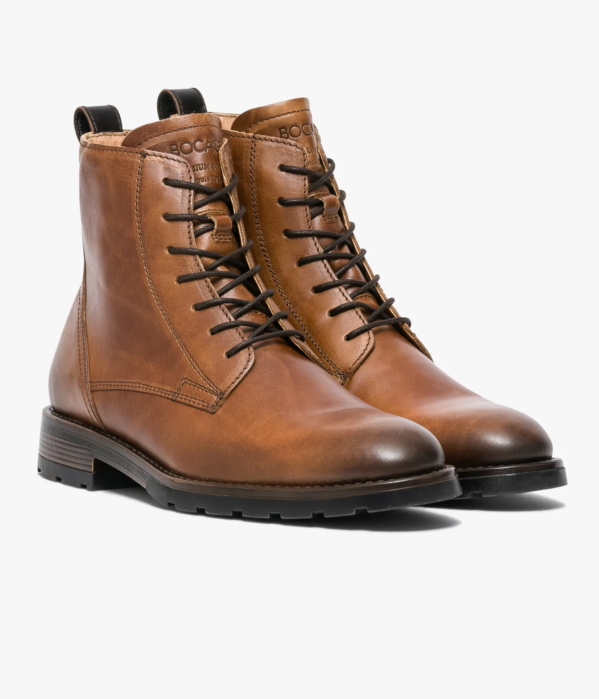 Discount BOOTS GUILLO COGNAC Homme Boots