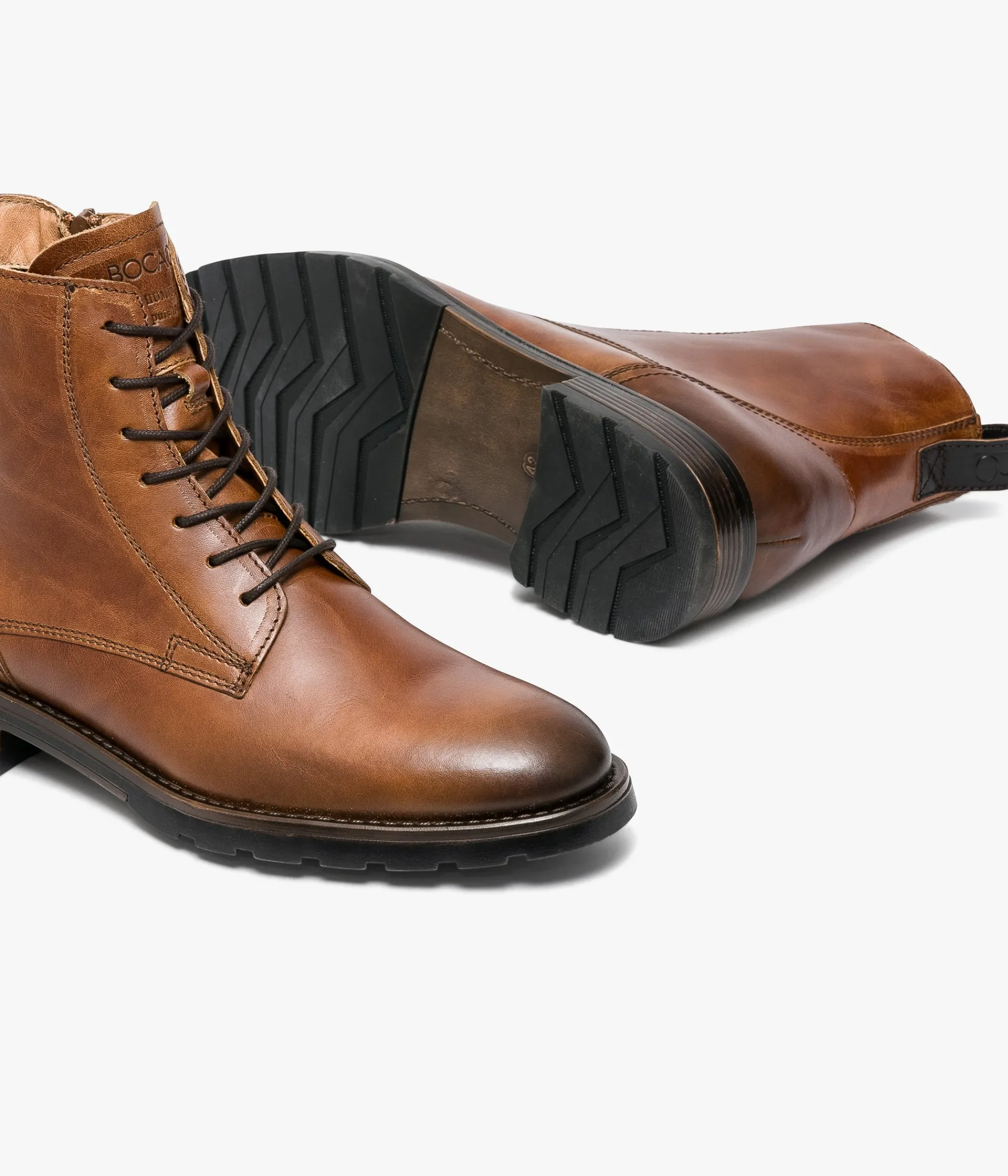 Discount BOOTS GUILLO COGNAC Homme Boots