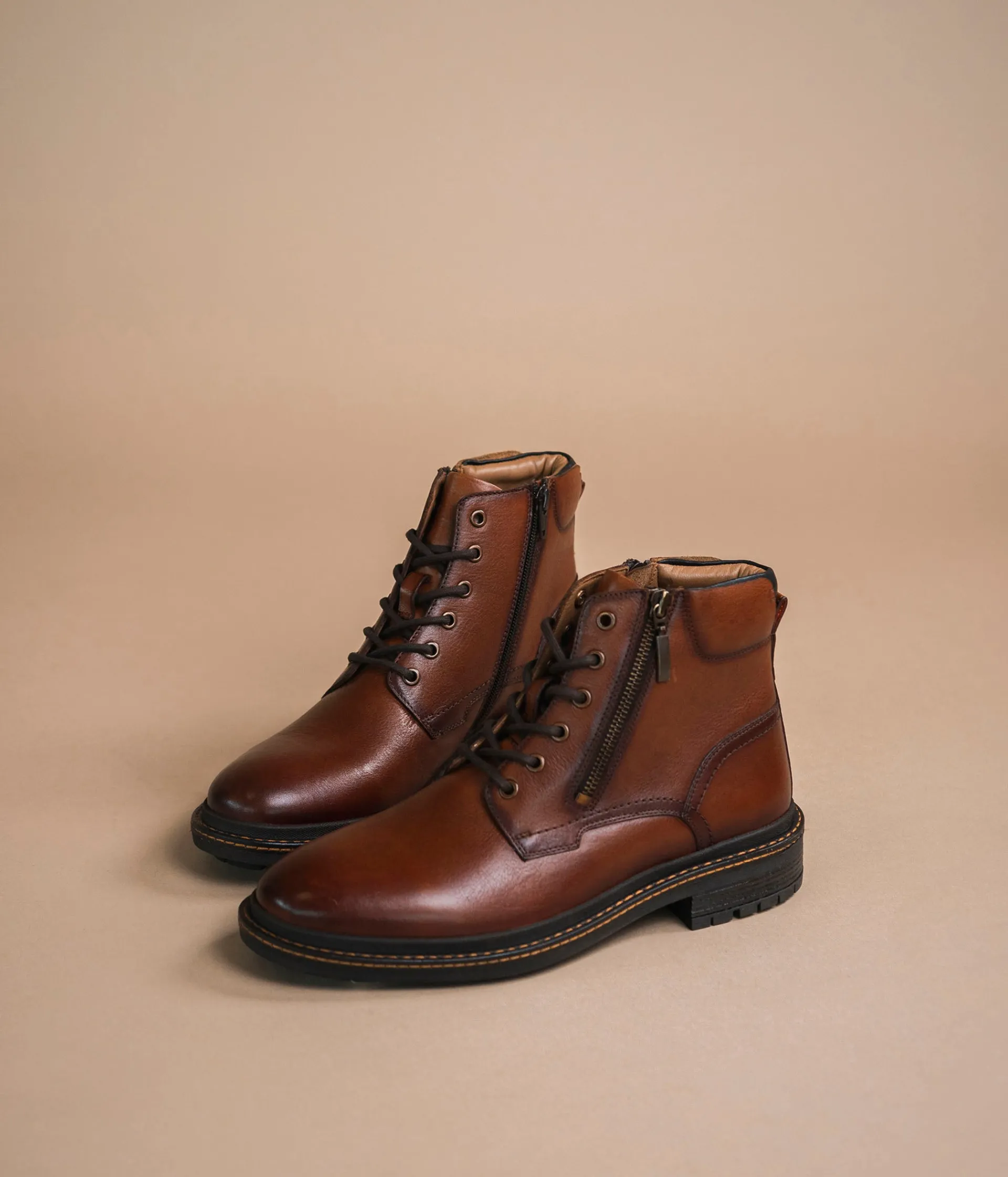 Best BOOTS HAROLD COGNAC Homme Boots