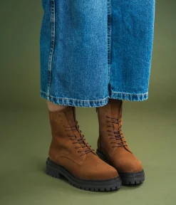 Best BOOTS KLARINE COGNAC Femme Boots & Bottines