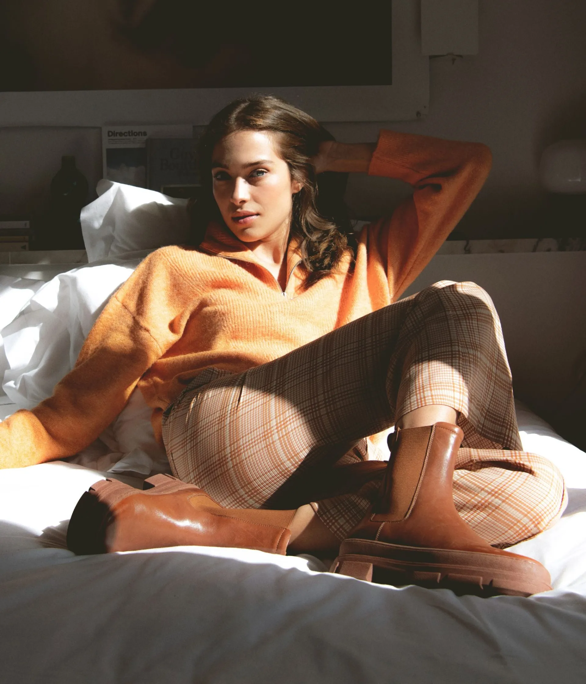 New BOOTS KOGGALA COGNAC Femme Boots & Bottines