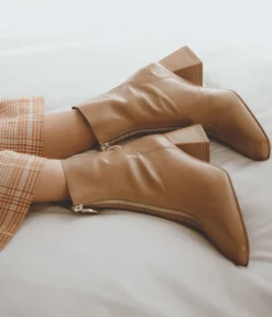 Clearance BOOTS MARIBEL CAPPUCCINO Femme Boots & Bottines