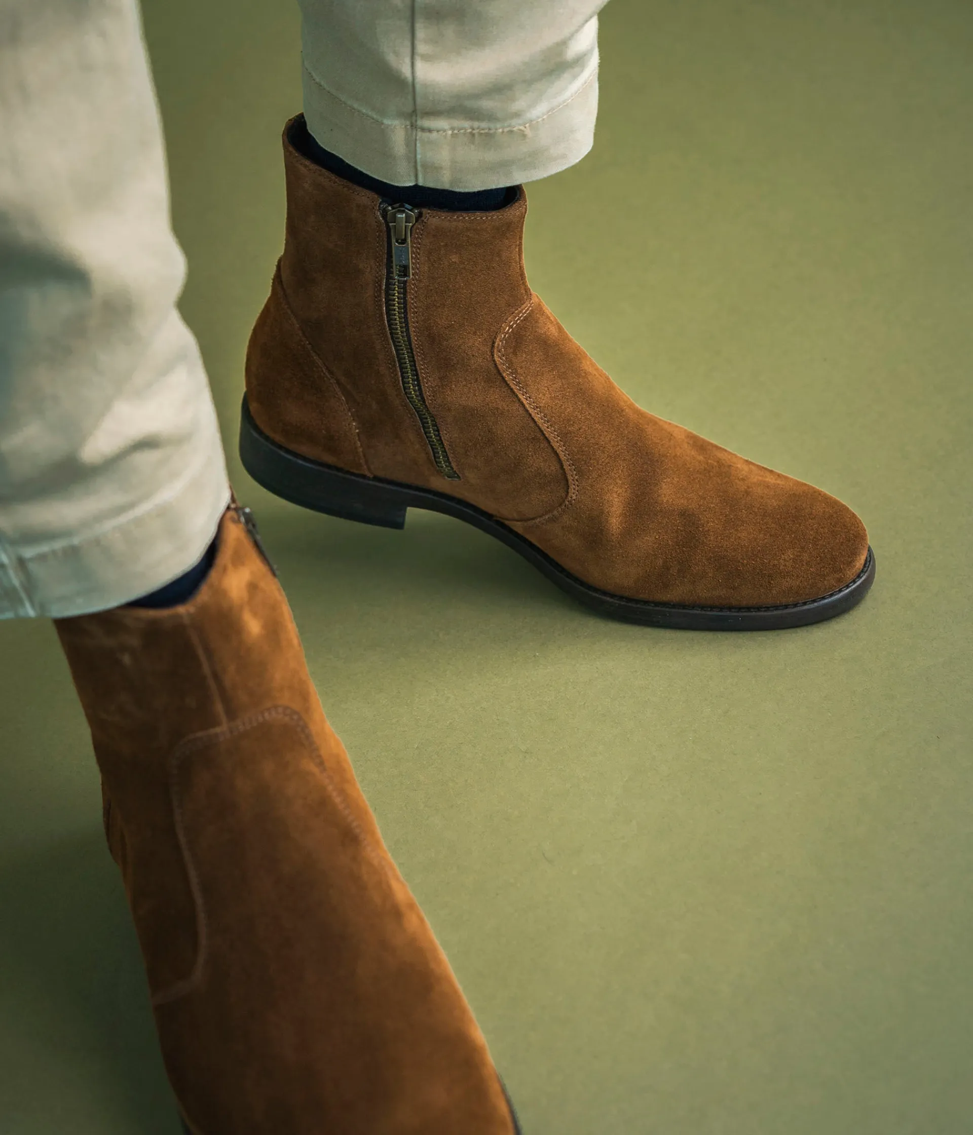 Outlet BOOTS ODYSS TABAC Homme Chelsea Boots|Boots