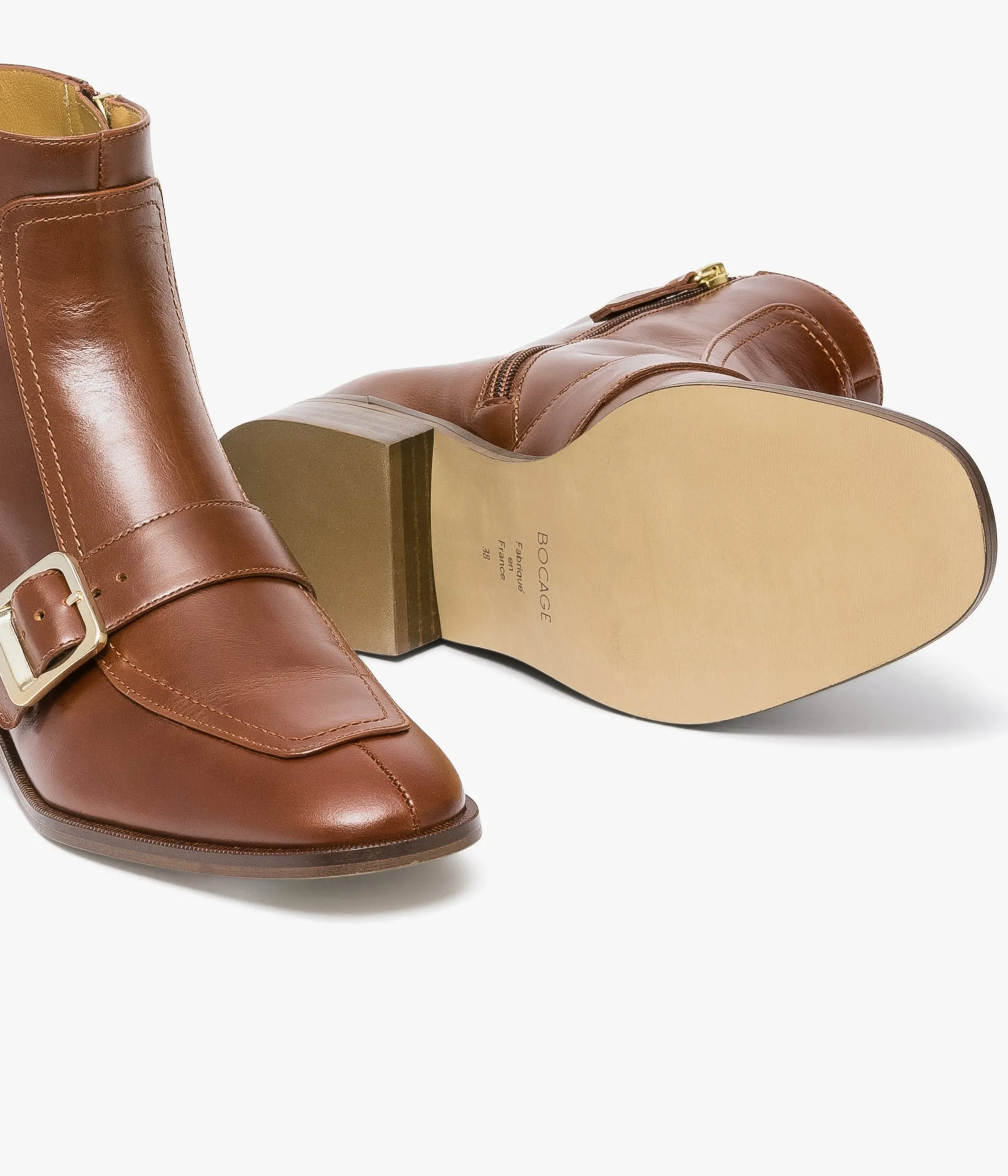 Hot BOOTS SABINE COGNAC Femme Boots & Bottines