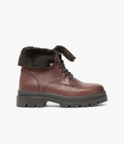 Clearance BOOTS SACHA COGNAC Femme Boots & Bottines