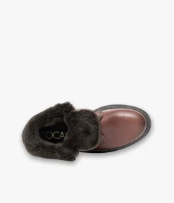 Clearance BOOTS SACHA COGNAC Femme Boots & Bottines