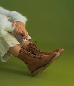 Discount BOOTS SAMARA COGNAC Femme Boots & Bottines