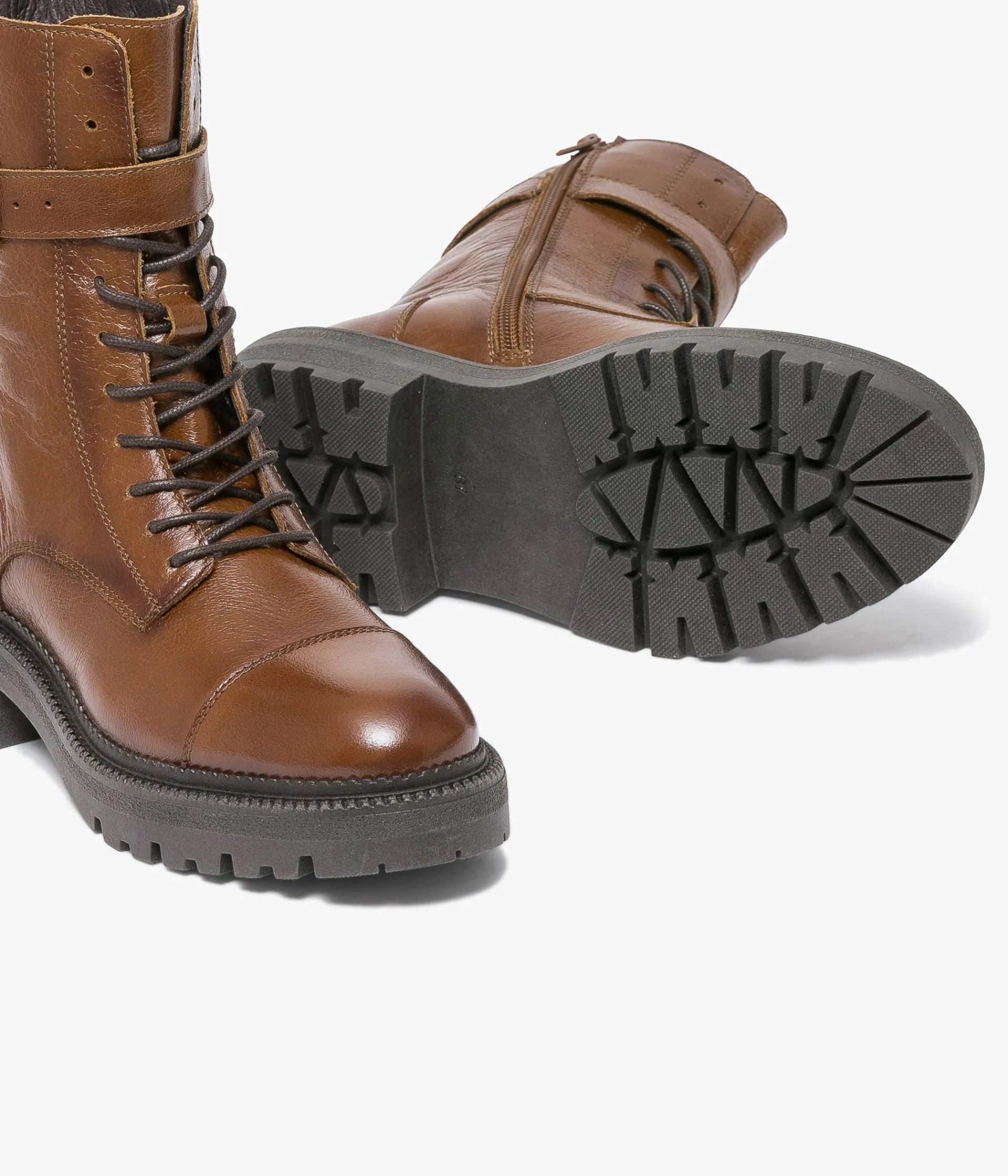 BOOTS SAMMIE COGNAC Femme Boots & Bottines