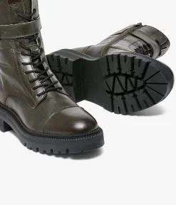 Discount BOOTS SAMMIE KAKI Femme Boots & Bottines