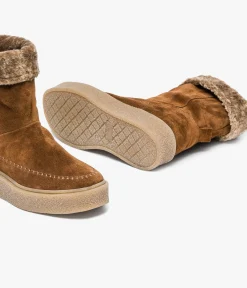 Discount BOOTS SORIANE COGNAC Femme Boots & Bottines