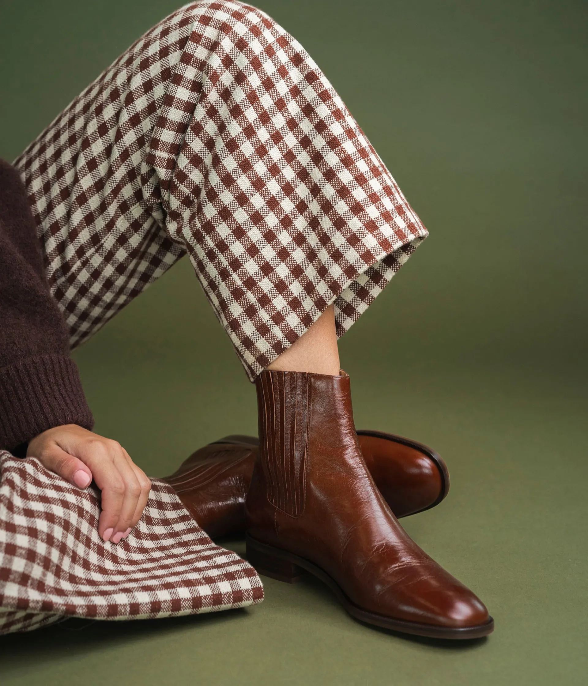 New BOOTS STACY COGNAC Femme Boots & Bottines