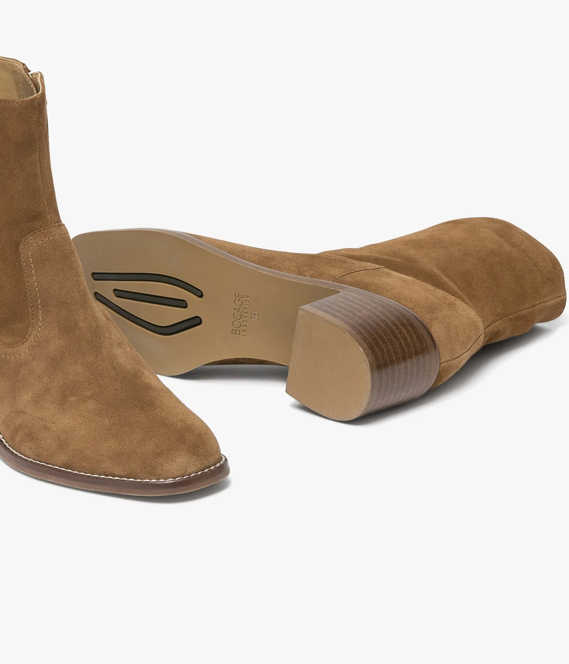 New BOOTS TALMA COGNAC Femme Boots & Bottines