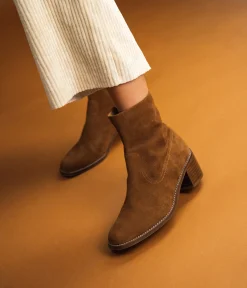 New BOOTS TALMA COGNAC Femme Boots & Bottines