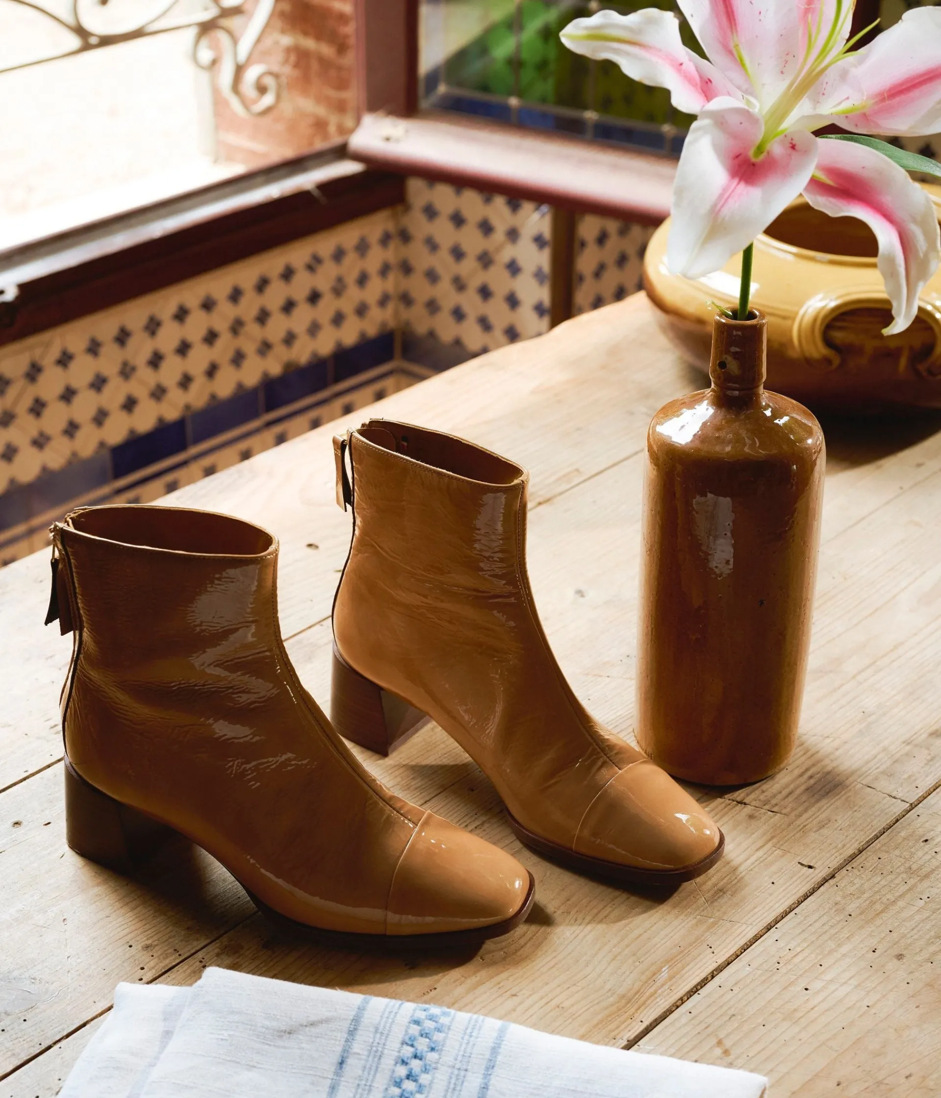 Sale BOOTS TULIPE CAPPUCCINO Femme Boots & Bottines
