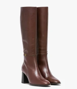 Outlet BOTTE FLORA COGNAC Femme Bottes