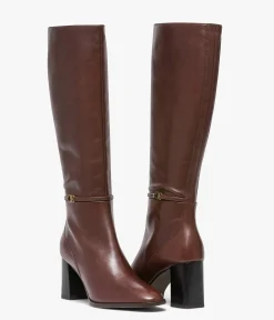 Outlet BOTTE FLORA COGNAC Femme Bottes
